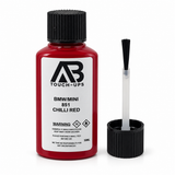 BMW 851 Chilli Red Paint Touch Up Bottle With Brush 30ML — studio product photograph