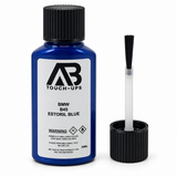 BMW B45 Estoril Blue II Touch Up Bottle With Brush 30ML — studio product photograph