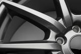 Gunmetal applied to alloy wheel