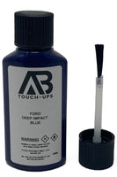 Ford Deep Impact Blue Paint Touch Up Bottle With Brush 30ML