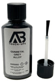 Gunmetal Grey Alloy Wheel Paint Touch Up Bottle With Brush 30ML