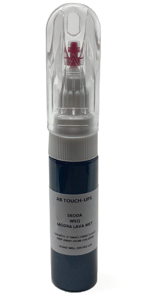 Skoda W5Q Modra Lava Metallic Touch Up Paint Pen